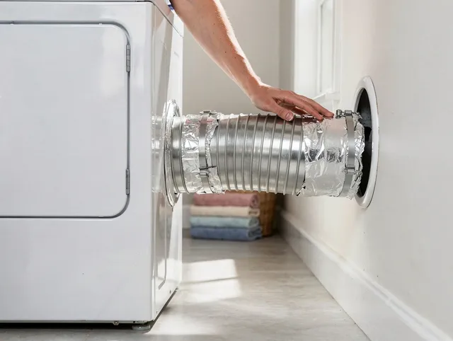 Professional dryer vent hose installation by South San Jose Hills Dryer Vent Cleaning in South San Jose Hills