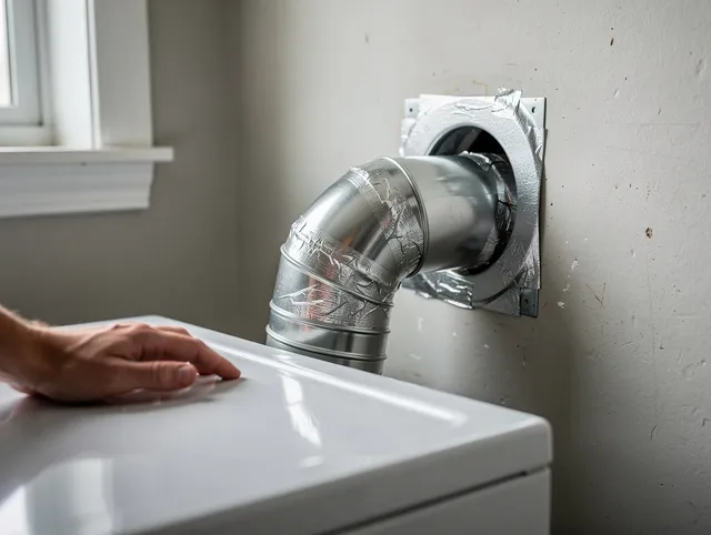 South San Jose Hills Dryer Vent Cleaning expert performing professional dryer vent repair and installation in South San Jose Hills